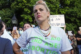 Photo by: John Nacion/STAR MAX/IPx 2022 6/24/22 Busy Philipps at a protest against the Supreme Court decision to overturn Roe v. Wade.