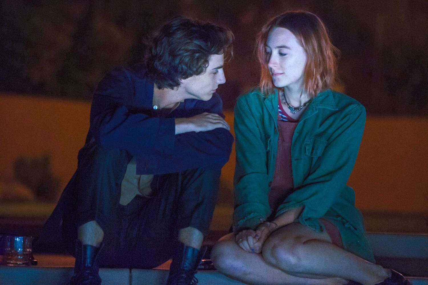 Lady Bird Timothée Chalamet and Saoirse Ronan