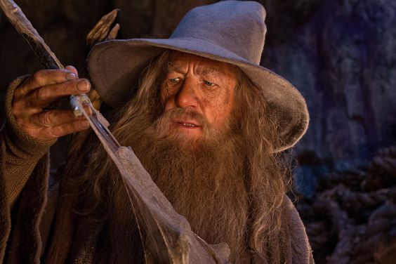 IAN McKELLEN as the Wizard Gandalf the Grey