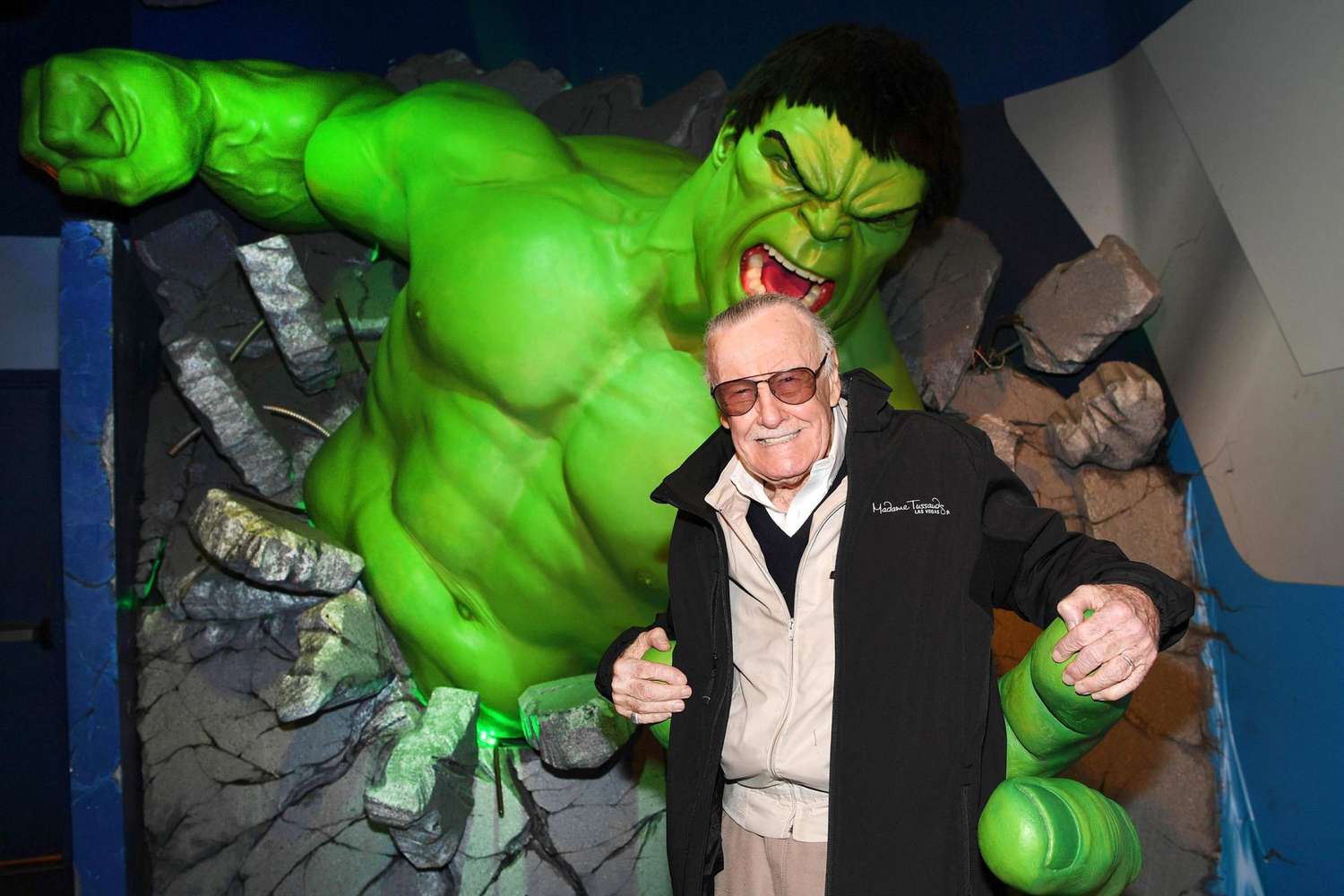 Madame Tussauds Las Vegas And Marvel Unveils Brand New Hulkbuster Figure With Iconic Marvel Mastermind, Stan Lee