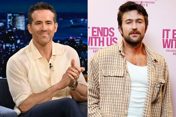 Ryan Reynolds and Brandon Sklenar