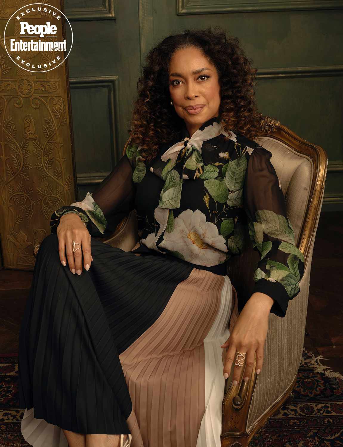  Gina Torres of "The Everything Pot" poses for a portrait during the 2024 Tribeca Festival at Spring Studio on June 09, 2024 in New York City.