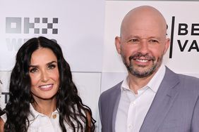 Demi Moore and Jon Cryer attend the "BRATS" premiere during the 2024 Tribeca Festival at BMCC Theater on June 07, 2024 in New York City. 