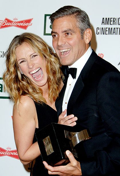 George Clooney With Julia Roberts in Beverly Hills on October 14, 2006