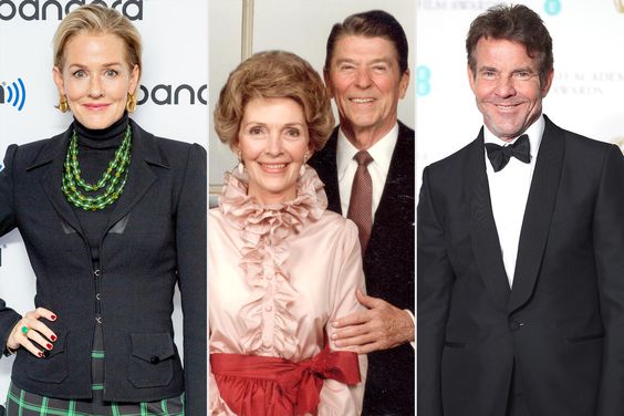 Penelope Ann Miller; Nancy and Ronald Reagan; Dennis Quaid