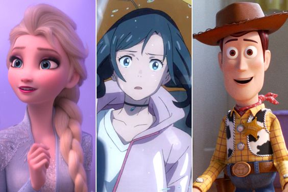 Frozen 2; Weathering With You; Toy Story 4