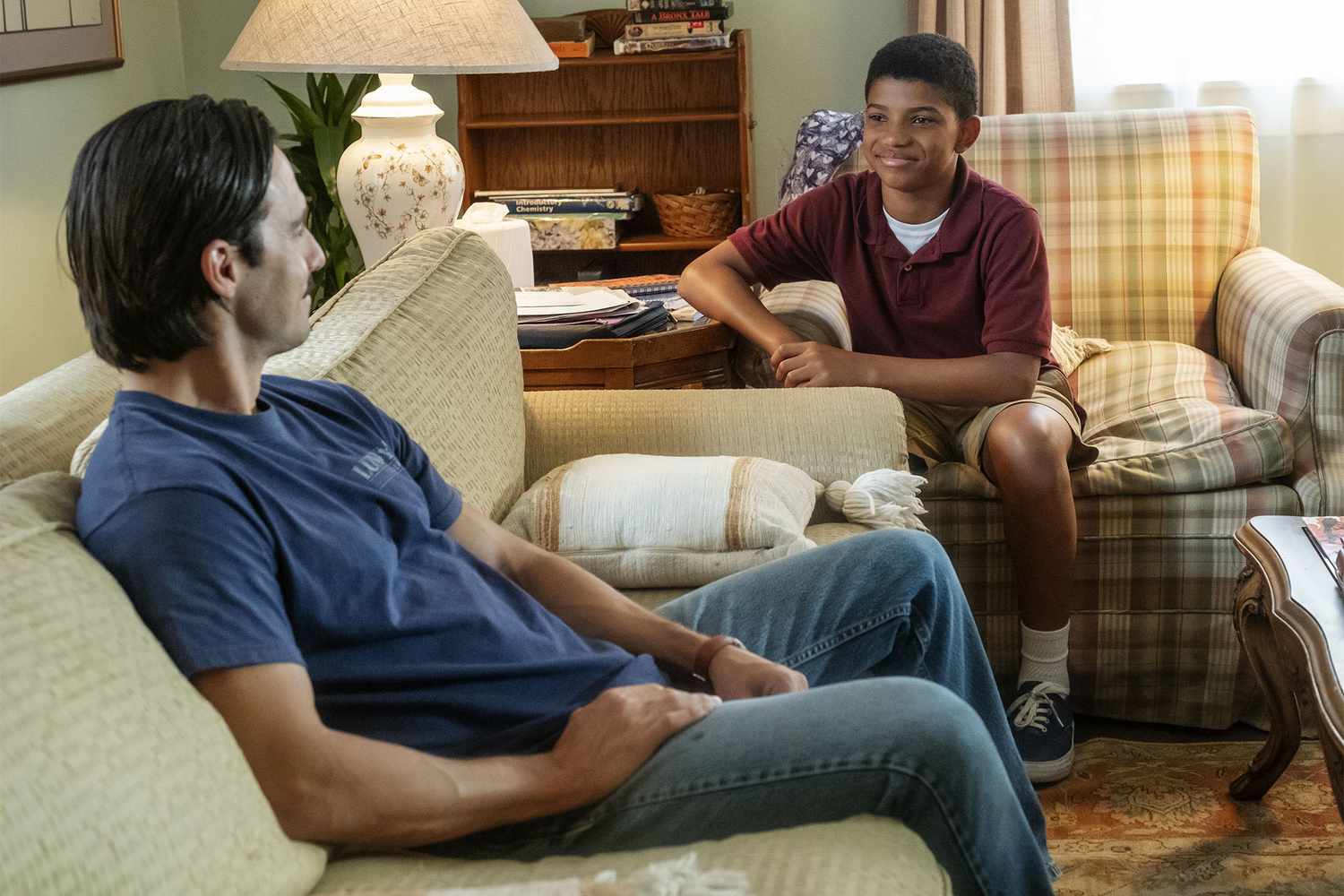 Milo Ventimiglia and Lonnie Chavis on 'This Is Us'