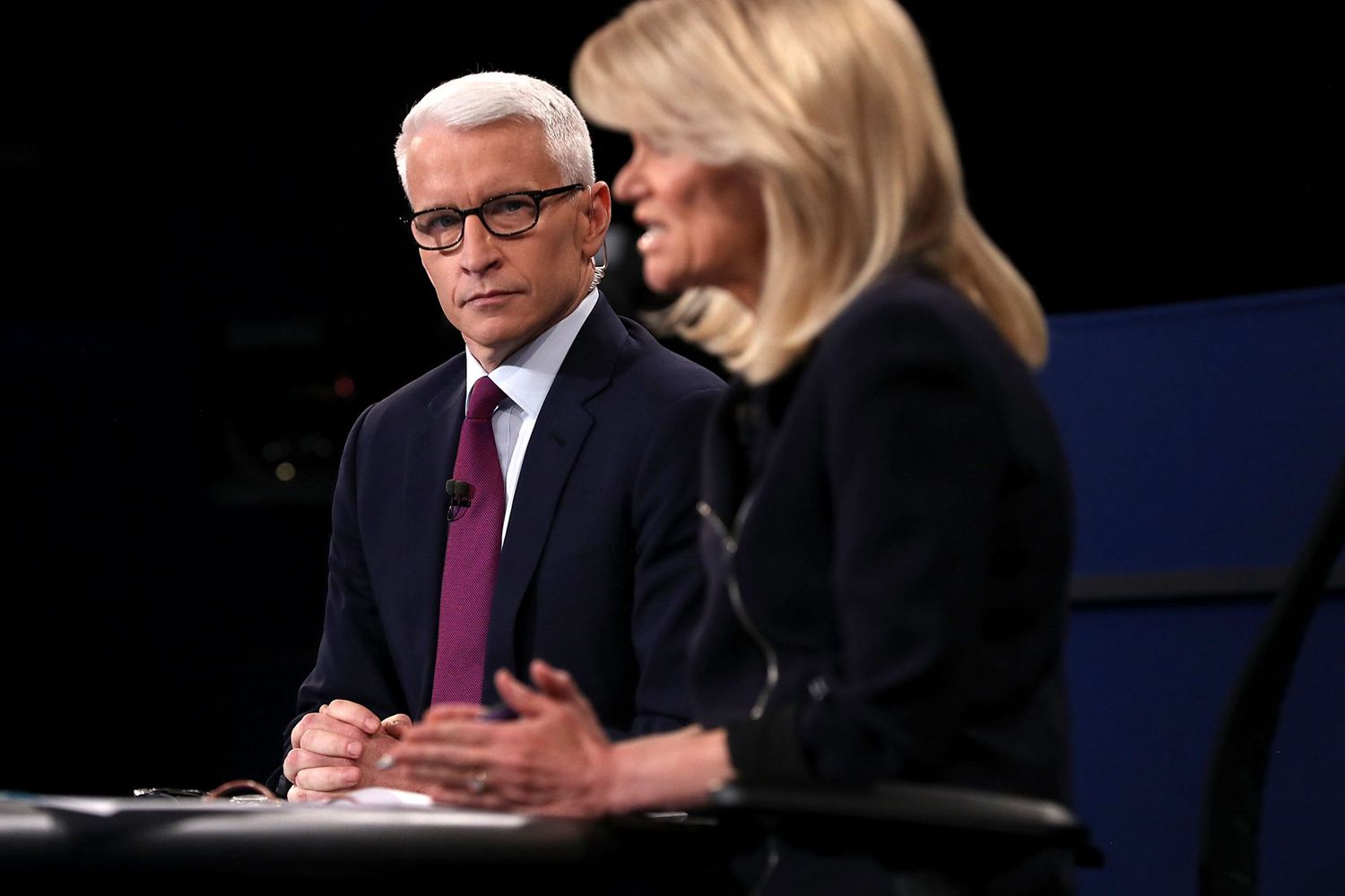 Candidates Hillary Clinton And Donald Trump Hold Second Presidential Debate At Washington University