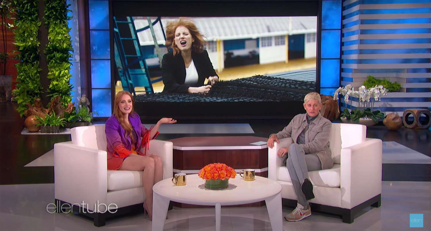 Jessica Chastain on the Ellen Degeneres Show