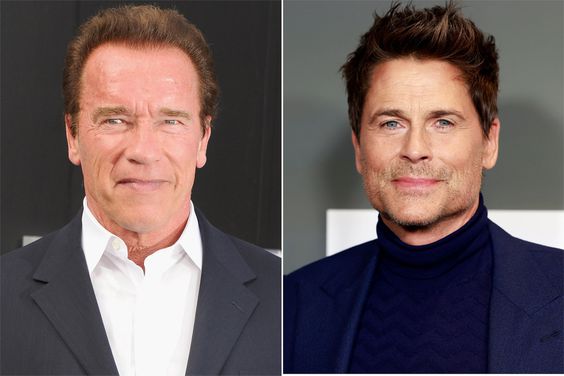 Arnold Schwarzenegger, Rob Lowe