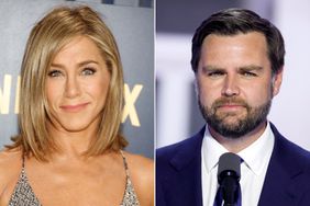 Jennifer Aniston and J.D. Vance