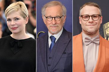 Michelle Williams; Steven Spielberg; Seth Rogen