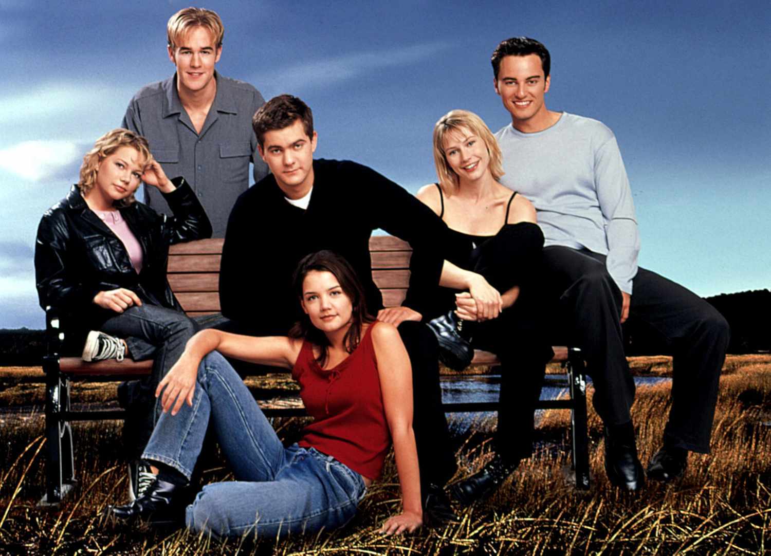 DAWSON'S CREEK, 1998-present, Michelle Williams, James Van Der Beek, Joshua Jackson, Meredith Monroe