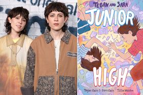 Sara Quin and Tegan Quin at the "High School" 90s House Party held at No Vacancy on October 13, 2022