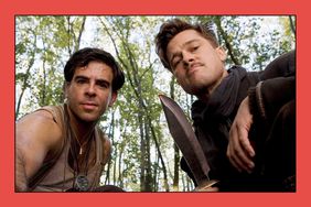 INGLOURIOUS BASTERDS, from left: Eli Roth, Brad Pitt, 2009. 