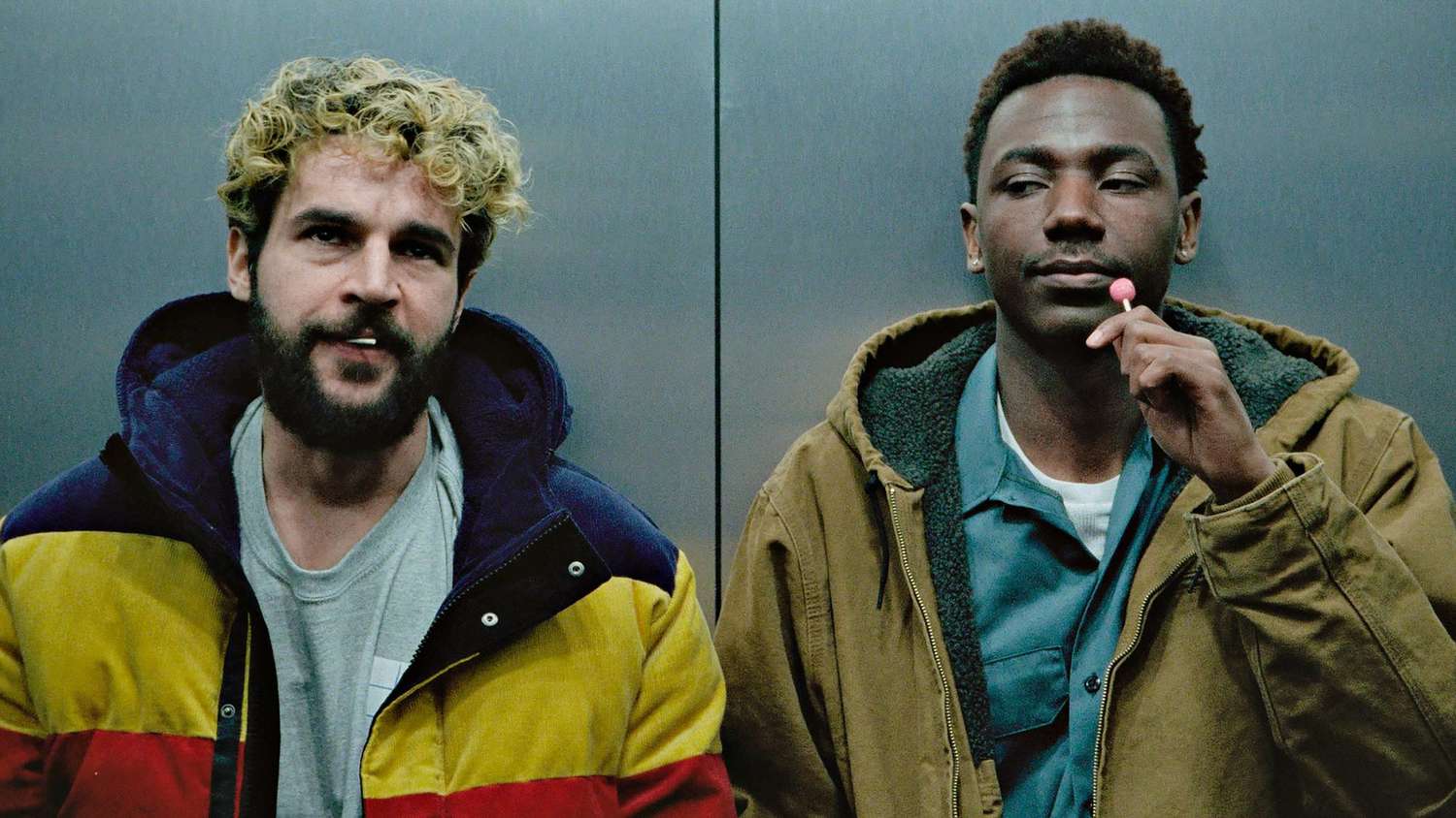 Christopher Abbott and Jerrod Carmichael in 'On the Count of Three'