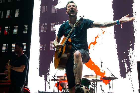 Frank Turner perform at the 2021 Punk Rock Bowling festival