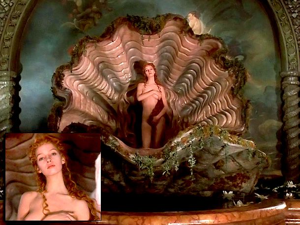 Uma Thurman, The Adventures of Baron Munchausen | in The Adventures of Baron Munchausen (1989) Uma Thurman became a star with her first nude scene — jaws dropped when the 18-year-old ingenue took