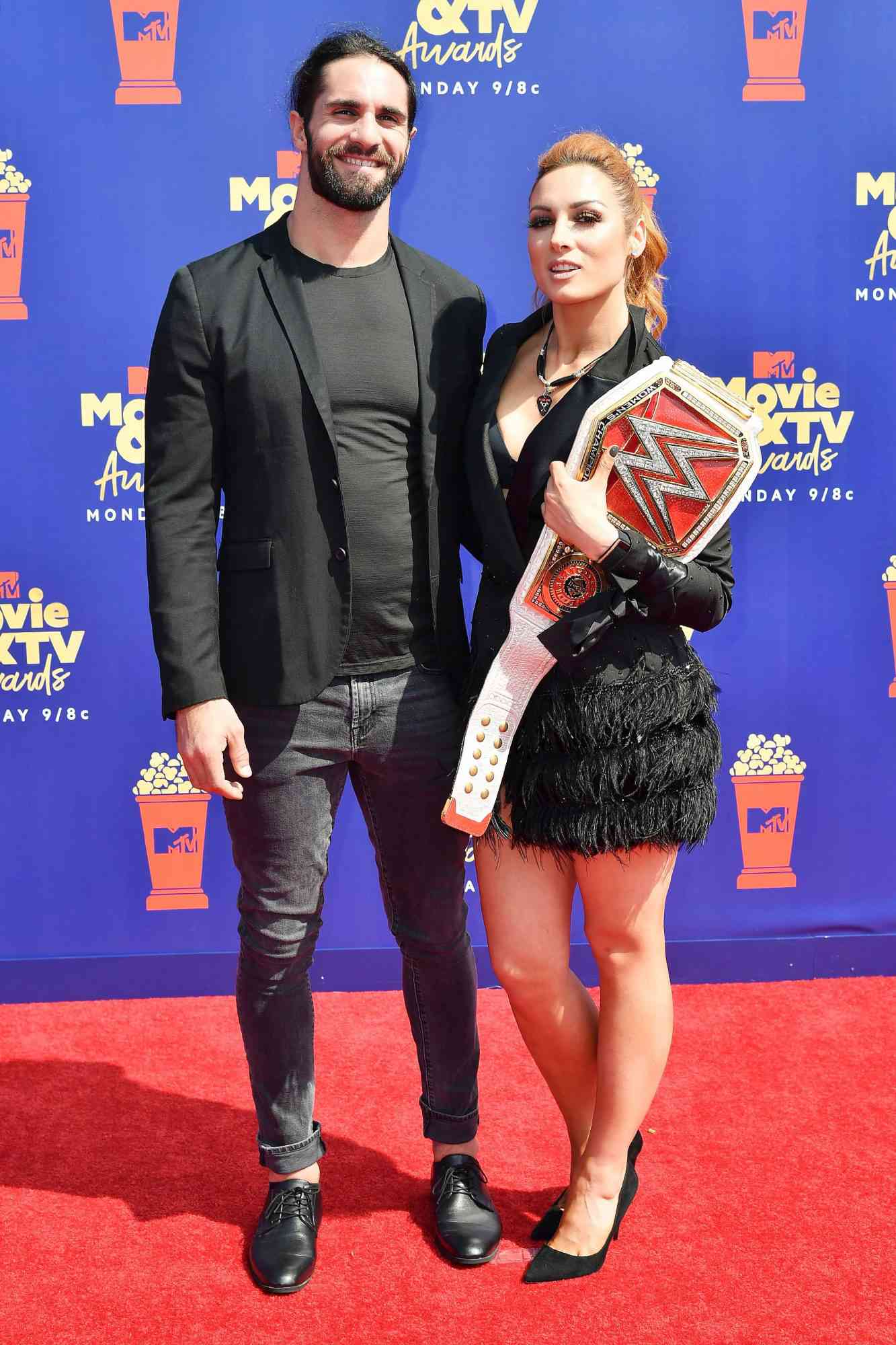 Seth Rollins and Becky Lynch MTV Movie & TV Awards