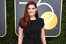 BEVERLY HILLS, CA - JANUARY 07: 75th ANNUAL GOLDEN GLOBE AWARDS -- Pictured: Actor Debra Messing arrives to the 75th Annual Golden Globe Awards held at the Beverly Hilton Hotel on January 7, 2018. (Photo by Kevork Djansezian/NBC/NBCU Photo Bank via Getty Images)