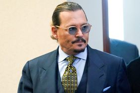 Johnny Depp in court during his defamation trial against Amber Heard