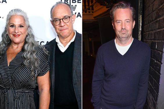 Marta Kaufman, David Crane, and Matthew Perry