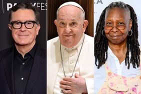 Stephen Colbert, Pope Francis, Whoopi Goldberg