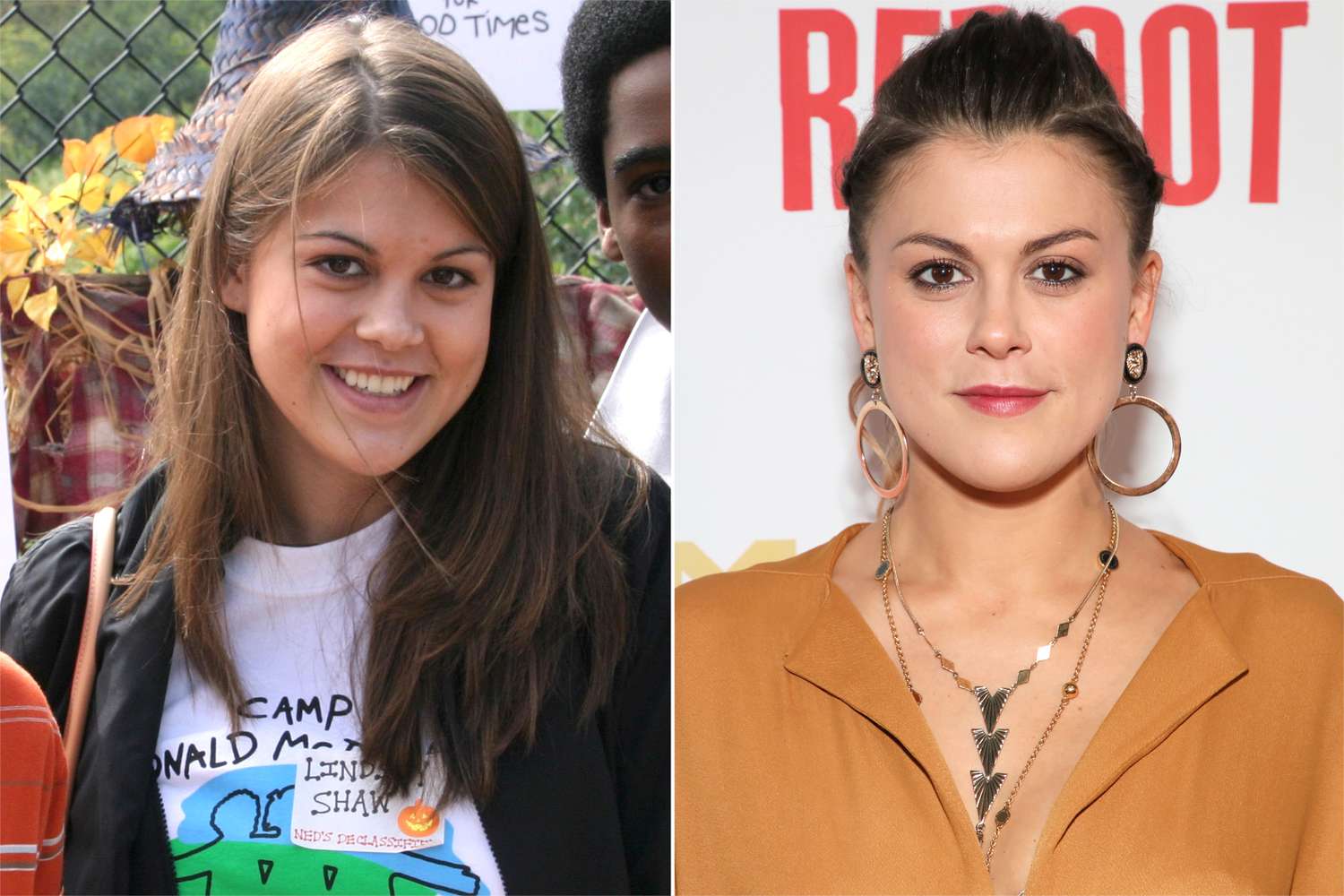 Lindsey Shaw in 2005, Lindsey Shaw attends Mogul Productions Screening For "Reboot Camp" at Cinelounge Outdoors on September 21, 2021 in Los Angeles, California