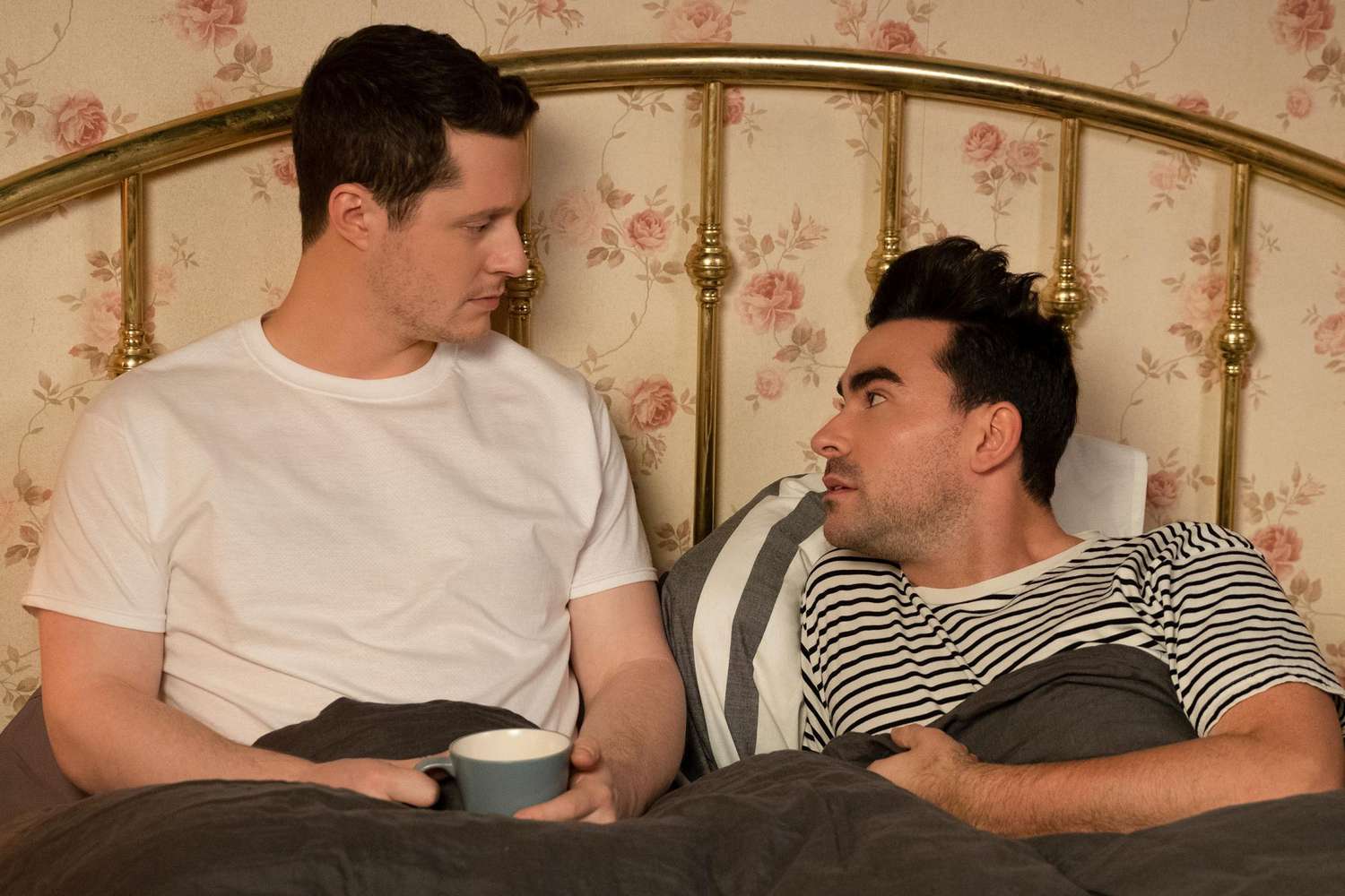 Schitt's Creek season 5 episode 3Noah Reid and Dan Levy CR: PopTV