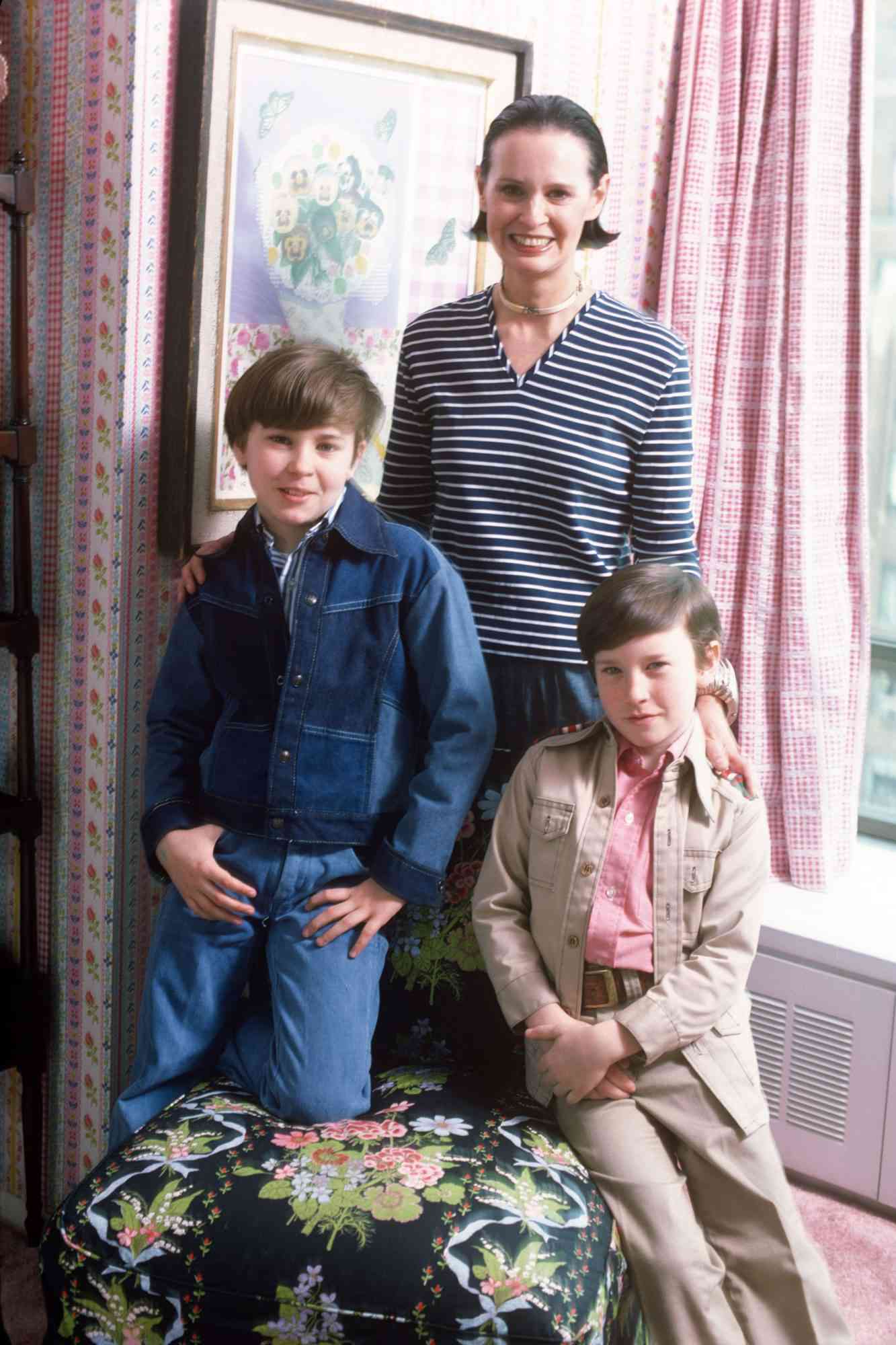 Gloria Vanderbilt And Her Sons