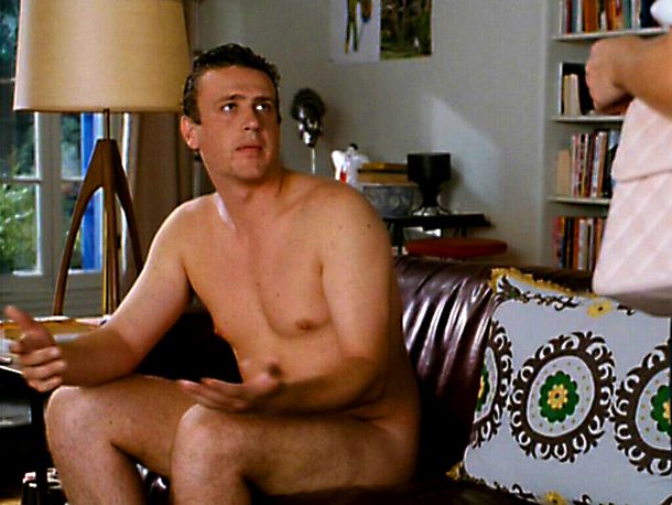 Jason Segel, Forgetting Sarah Marshall | in Forgetting Sarah Marshall (2008) It's once, twice, three times a wiener in the first scenes for Jason Segel 's pitiful but lovable Peter Bretter