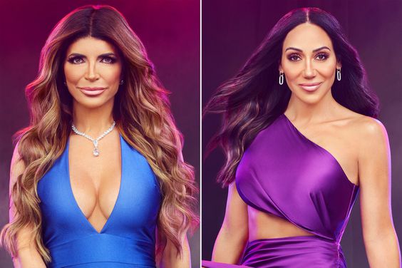 THE REAL HOUSEWIVES OF NEW JERSEY -- Season:13 -- Pictured: Teresa Giudice -- (Photo by: Andrew Eccles/Bravo); THE REAL HOUSEWIVES OF NEW JERSEY -- Season:13 -- Pictured: Melissa Gorga -- (Photo by: Andrew Eccles/Bravo)