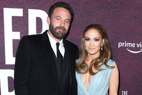 Ben Affleck and Jennifer Lopez arrives at the Los Angeles Premiere Of Amazon Studio's "The Tender Bar" at TCL Chinese Theatre on December 12, 2021 in Hollywood, California.