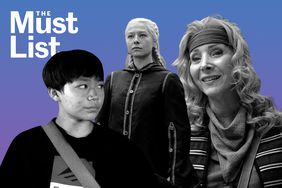 Must List collage of Izaac Wang as Chris Wang in Didi; Emma D'Arcy as Queen Rhaenyra Targaryen in House of the Dragon; Lisa Kudrow in Time Bandits