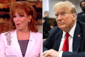 Joy Behar on The View, Former U.S. President Donald Trump appears for his hush money trial at Manhattan Criminal Court on May 28, 2024 in New York City