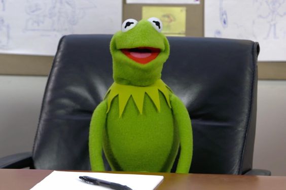 Kermit the Frog in action as 'frog consultant' for Disney Channel's 'Amphibia'
