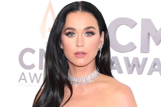 Katy Perry attends The 56th Annual CMA Awards at Bridgestone Arena on November 09, 2022 in Nashville, Tennessee.