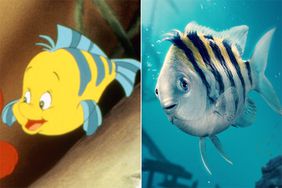 Flounder in 1989's 'The Little Mermaid' and in the 2023 live-action remake