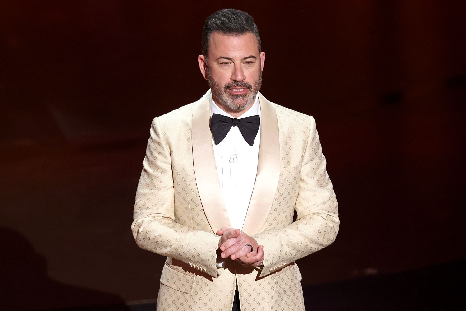 Jimmy Kimmel at the 96th Annual Oscars held at Dolby Theatre on March 10, 2024 in Los Angeles, California.