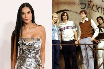 Demi Moore, THAT '70s SHOW, Laura Prepon, Ashton Kutcher, Topher Grace, Wilmer Valderrama, 'Time Is On My Side',