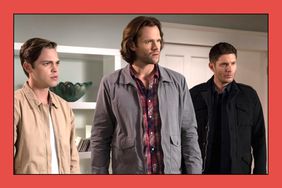 Alexander Calvert, Jared Padalecki, Jensen Ackles in "Supernatural." 