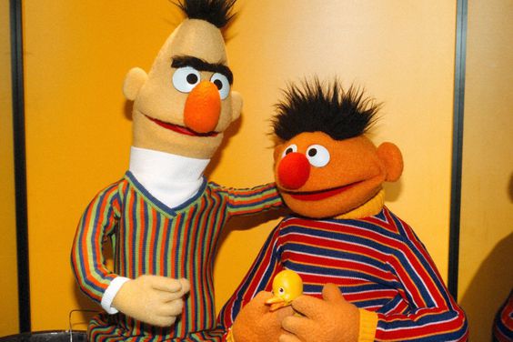 Bert & Ernie, 'Sesamstra?e' ARD, Sesamstrasse,, (Photo by Pet