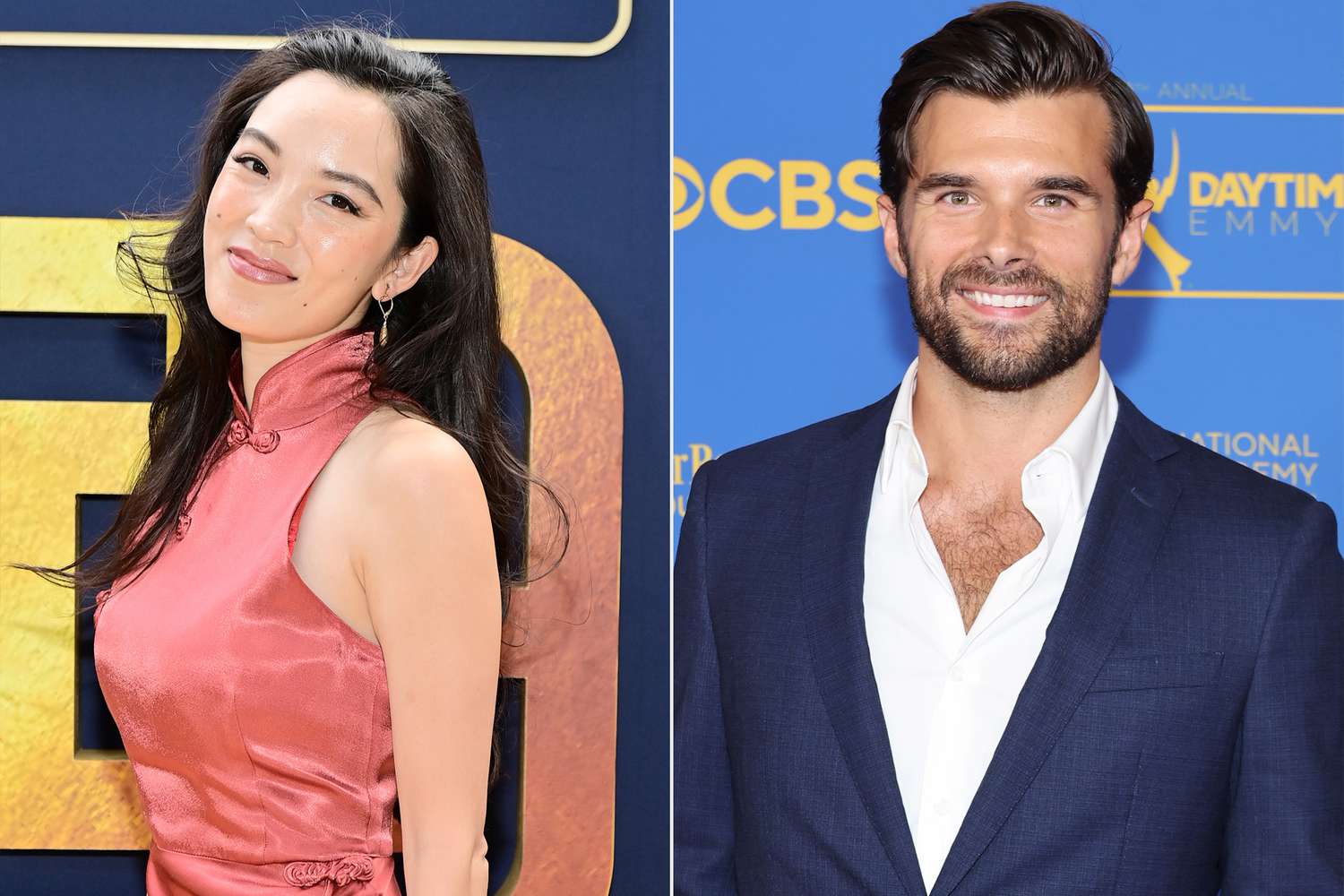 LOS ANGELES, CALIFORNIA - MAY 21: Jessika Van attends Gold House's Inaugural Gold Gala: A New Gold Age at Vibiana on May 21, 2022 in Los Angeles, California. (Photo by Stefanie Keenan/Getty Images for Gold House); PASADENA, CALIFORNIA - JUNE 24: Josh Swickard attends the 49th Daytime Emmy Awards at Pasadena Convention Center on June 24, 2022 in Pasadena, California. (Photo by Amy Sussman/Getty Images)