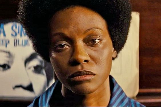 Zoe Saldana as Nina Simone in Nina