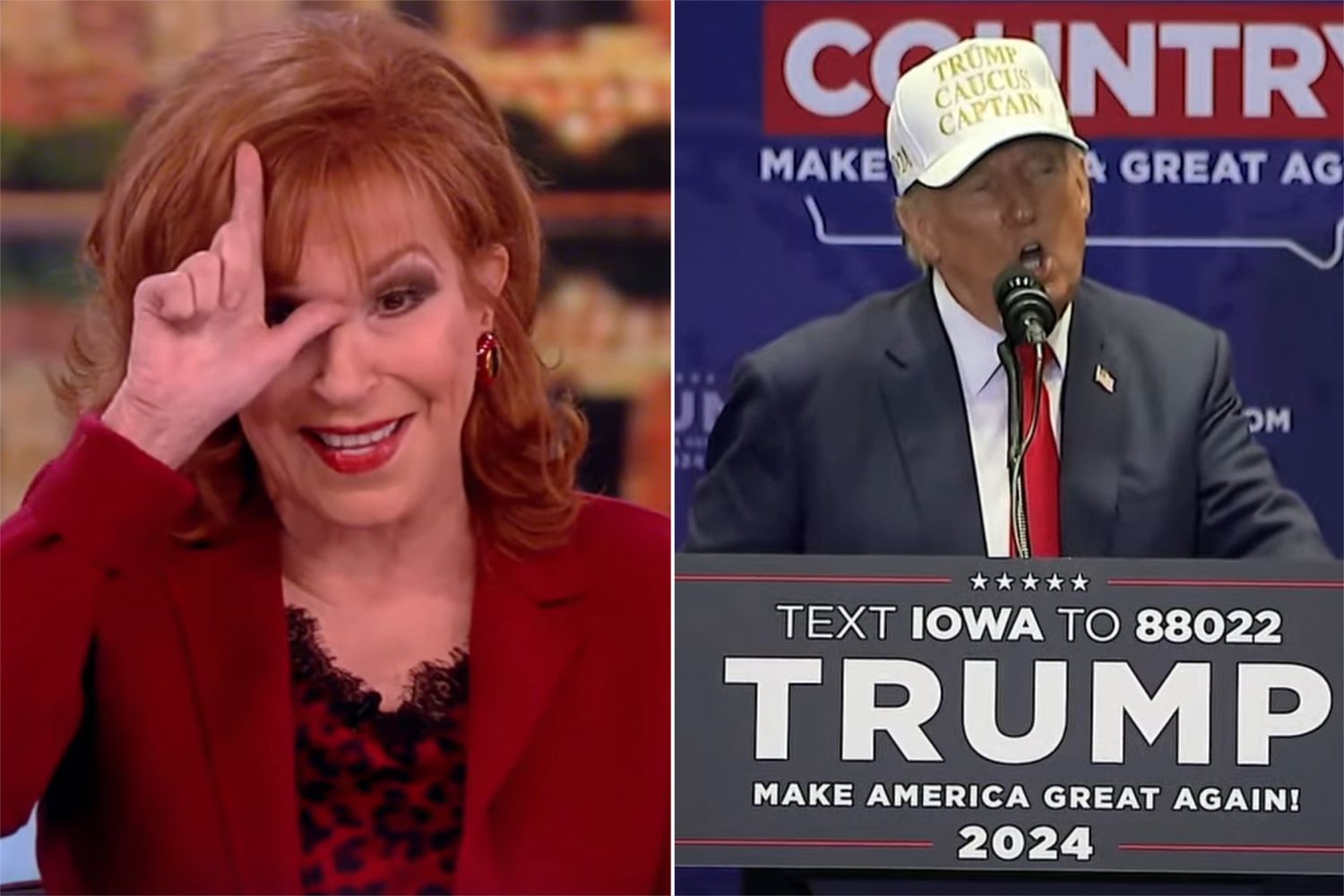 Joy Behar on The View, Donald Trump