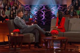 Jesse Palmer and Charity Lawson from the Men Tell All. Credit is ABC