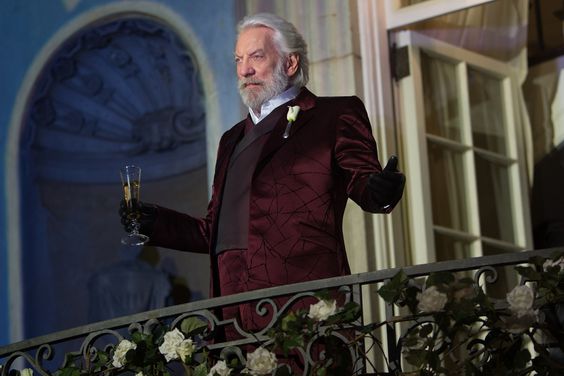 Donald Sutherland in 'The Hunger Games: Catching Fire'