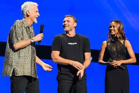 On Friday, August 9, at the Honda Center, JAMES CAMERON, SAM WORTHINGTON, ZOE SALDANA took the stage during the DISNEY ENTERTAINMENT marquee showcase.