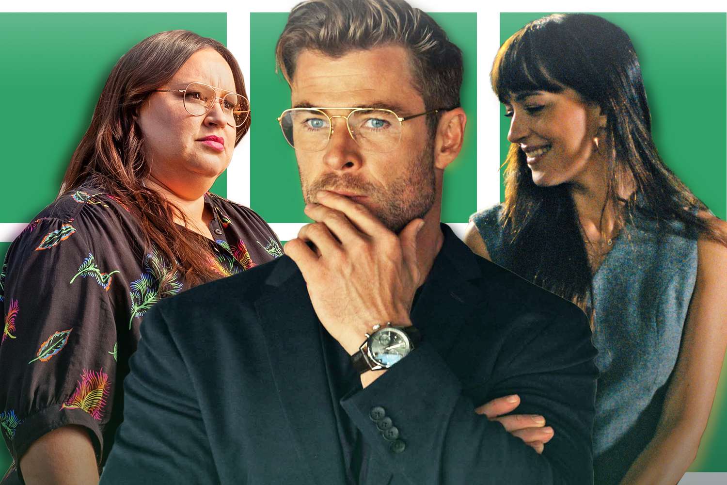 Musts and Misses featuring Chris Hemsworth in Spiderhead, Dakota Johnson in Cha Cha Real Smooth and Jana Schmeidling in Rutherford Falls