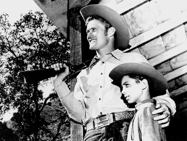 ABC, 1958-63 Chuck Connors had the title role as Lucas McCain, a peaceable homesteader who carried a mean gun on this vivid Western. Its realistic